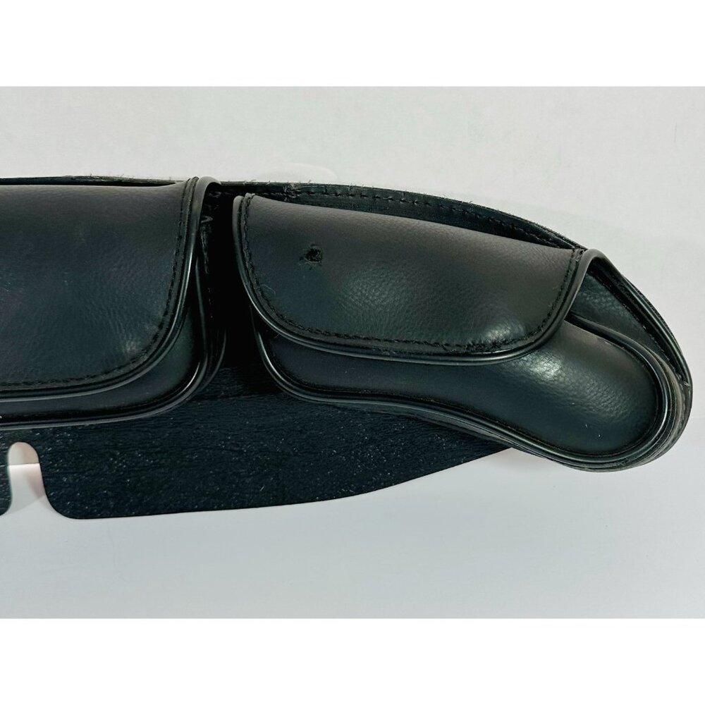 Windshield Saddle 3 Pouch Three Pocket Fairing Bag For Harley Touring 1996-2013 - Picture 5 of 12